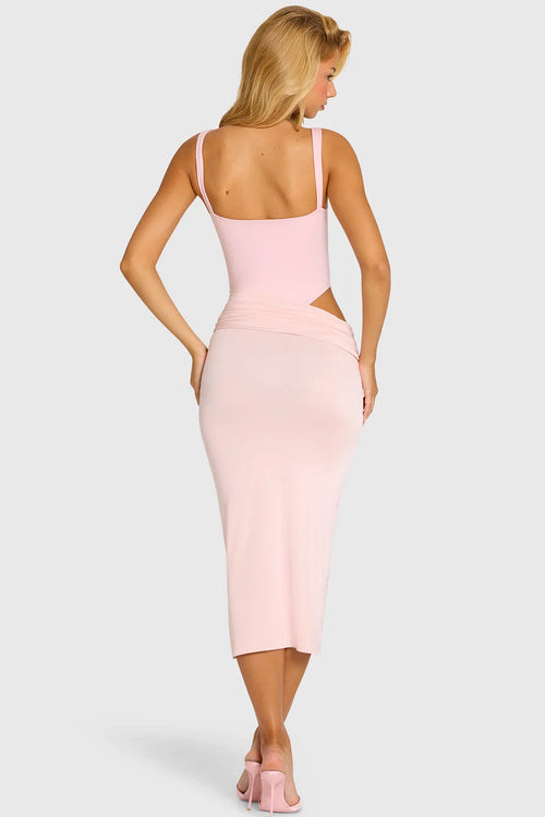 Ruched Midi Dress